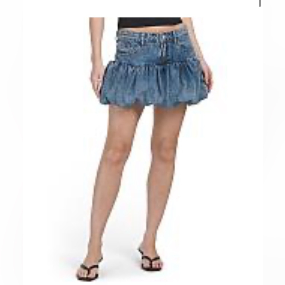 Blank NYC Bubble Denim Skirt - Picture 2 of 7